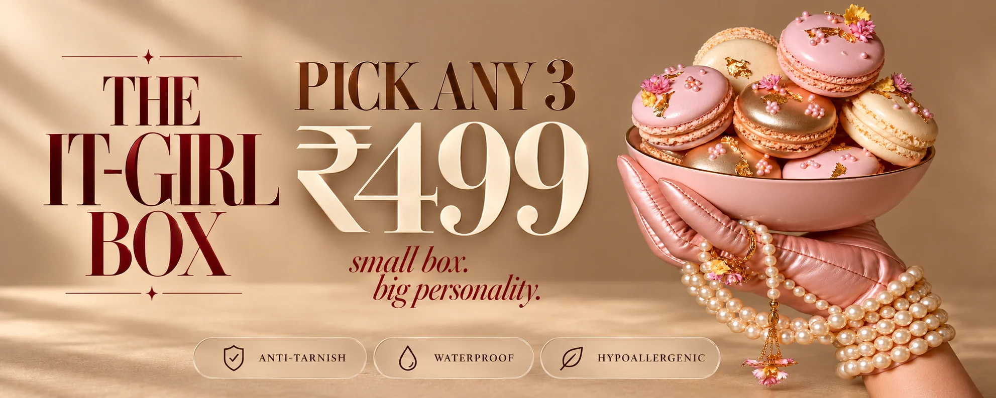 The It-Girl Box — pick any 3 for ₹499